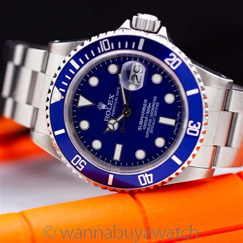 rolex 16610 jubilee|Rolex 16610 blue bezel.